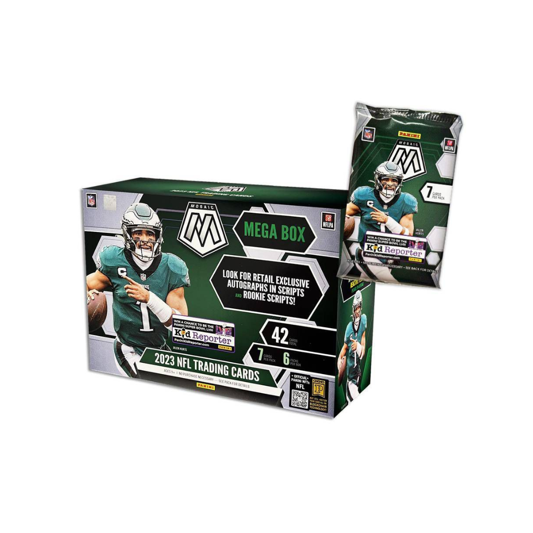 2023 NFL Panini Mosaic Football Trading Card Mega Box